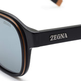 ZEGNA SUNGLASSES EZ0042 52M 57 GREY BLACK CAMEL ゼニア サングラス 折り畳み式 グローバルモデル UVカット 紫外線カット メンズ グレー ブラック キャメル