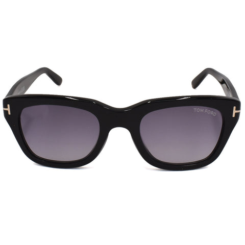 TOM FORD SUNGLASSES ASIAN FIT SNOWDON TF0237F 01B 51 GRAY BLACK