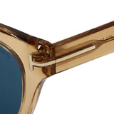 TOM FORD SUNGLASSES ASIAN FIT SNOWDON TF0237F 45V 51 BLUE BROWN CLEAR トムフォード スノードン サングラス アジアンフィット メガネ 眼鏡 UVカット 紫外線カット メンズ レディース ブルー ブラウン クリア