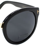 【訳あり】TOM FORD SUNGLASSES TF0478D 01A 54 GREY BLACK トムフォード サングラス アジアンフィット メガネ 眼鏡 UVカット メンズ レディース グレー ブラック