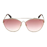 TOM FORD SUNGLASSES TF0563 33G 64 GOLD トムフォード サングラス ノーズパッド メガネ 眼鏡 UVカット 紫外線カット メンズ レディース ミラーレンズ ゴールド