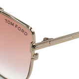 TOM FORD SUNGLASSES TF0563 33G 64 GOLD トムフォード サングラス ノーズパッド メガネ 眼鏡 UVカット 紫外線カット メンズ レディース ミラーレンズ ゴールド