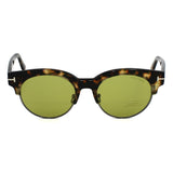 TOM FORD SUNGLASSES TF0598 55N 50 GREEN HAVANA トムフォード サングラス ノーズパット メガネ 眼鏡 UVカット 紫外線カット メンズ レディース グリーン ハバナ