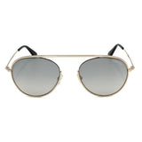 TOM FORD SUNGLASSES TF0599 28C 55 GREY PINKGOLD トムフォード サングラス ノーズパット メガネ 眼鏡 UVカット 紫外線カット メンズ レディース グレー ピンクゴールド
