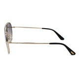 TOM FORD SUNGLASSES TF0599 28C 55 GREY PINKGOLD トムフォード サングラス ノーズパット メガネ 眼鏡 UVカット 紫外線カット メンズ レディース グレー ピンクゴールド