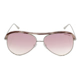 TOM FORD SUNGLASSES TF0606 16Z 60 SILVER PINK トムフォード サングラス ノーズパット メガネ 眼鏡 UVカット 紫外線カット レディース シルバー ピンク
