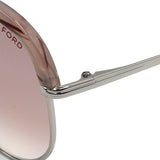 TOM FORD SUNGLASSES TF0606 16Z 60 SILVER PINK トムフォード サングラス ノーズパット メガネ 眼鏡 UVカット 紫外線カット レディース シルバー ピンク