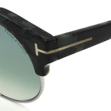 TOM FORD SUNGLASSES TF0608 55X 54 GREEN D.HAVANA トムフォード サングラス ノーズパット メガネ 眼鏡 UVカット 紫外線カット メンズ レディース グリーン ダークハバナ
