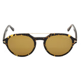 TOM FORD SUNGLASSES ASIAN FIT SUNGLASSES TF696-F 52E 55 Stan BROWN GOLD HAVANA トムフォード サングラス アジアンフィット アイウェア メガネ 眼鏡 UVカット 紫外線カット ブラウン ゴールド ハバナ