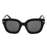 【訳あり】TOM FORD SUNGLASSES TF0712D 01A 49 GREY BLACK トムフォード サングラス アジアンフィット メガネ 眼鏡 UVカット メンズ レディース グレー ブラック