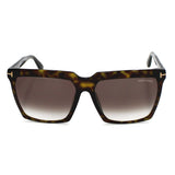 【訳あり】TOM FORD SUNGLASSES TF0764 52K 58 GREY HAVANA トムフォード サングラス アジアンフィット メガネ 眼鏡 UVカット メンズ レディース グレー ハバナ