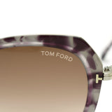 TOM FORD SUNGLASSES ASIAN FIT SUNGLASSES TF792-F 55F 55 Kenyan BROWN MARBLE SILVER トムフォード サングラス アジアンフィット アイウェア メガネ 眼鏡 UVカット 紫外線カット ブラウン マーブル シルバー