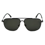 TOM FORD SUNGLASSES FT0815 02D 58 GREY BLACK トムフォード サングラス ノーズパッド メガネ 眼鏡 UVカット 紫外線カット メンズ レディース グレー ブラック