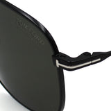TOM FORD SUNGLASSES FT0815 02D 58 GREY BLACK トムフォード サングラス ノーズパッド メガネ 眼鏡 UVカット 紫外線カット メンズ レディース グレー ブラック