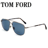 TOM FORD SUNGLASSES TF0815 14V 58 BLUE SILVER トムフォード サングラス ノーズパット メガネ 眼鏡 UVカット 紫外線カット メンズ レディース ブルー シルバー