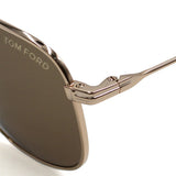TOM FORD SUNGLASSES TF0815 28E 58 BROWN ROSEGOLD トムフォード サングラス ノーズパット メガネ 眼鏡 UVカット 紫外線カット メンズ レディース ブラウン ローズゴールド