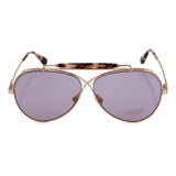 TOM FORD SUNGLASSES TF0818 28Z 60 PURPLE ROSEGOLD トムフォード サングラス ノーズパット メガネ 眼鏡 UVカット 紫外線カット メンズ レディース パープル ローズゴールド