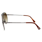 TOM FORD SUNGLASSES TF0825 14G 62 BROWN SILVER トムフォード サングラス ノーズパット メガネ 眼鏡 UVカット 紫外線カット メンズ レディース ブラウン シルバー