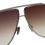 TOM FORD SUNGLASSES TF0825 14G 62 BROWN SILVER トムフォード サングラス ノーズパット メガネ 眼鏡 UVカット 紫外線カット メンズ レディース ブラウン シルバー