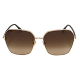 TOM FORD SUNGLASSES FT0839 52F 62 BROWN ROSE GOLD トムフォード サングラス ノーズパッド メガネ 眼鏡 UVカット 紫外線カット メンズ レディース ブラウン ローズゴールド