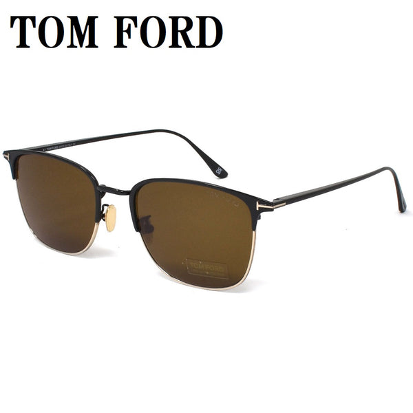 TOM FORD SUNGLASSES ASIAN FIT SUNGLASSES TF851-F 01J 56 BROWN