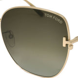 TOM FORD SUNGLASSES ASIAN FIT SUNGLASSES TF895-K 28K 61 GREEN GOLD トムフォード サングラス アジアンフィット アイウェア メガネ 眼鏡 UVカット 紫外線カット グリーン系 ゴールド