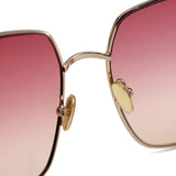 TOM FORD SUNGLASSES TF0901 28T 60 PINK GOLD トムフォード サングラス ノーズパット サイドシールド メガネ 眼鏡 UVカット 紫外線カット レディース ピンク ゴールド