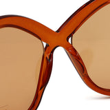 TOM FORD SUNGLASSES TF0903 48E 68 BROWN CLEAR トムフォード サングラス グローバルフィット メガネ 眼鏡 UVカット 紫外線カット メンズ レディース ブラウン クリア