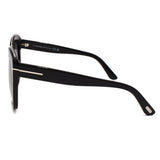 TOM FORD SUNGLASSES ASIAN FIT CHANTALLE TF0944 01B 55 LIGHT GRAY BLACK トムフォード サングラス アジアンフィット アイウェア メガネ 眼鏡 UVカット 紫外線カット ライトグレー ブラック