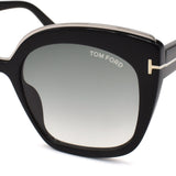 TOM FORD SUNGLASSES ASIAN FIT CHANTALLE TF0944 01B 55 LIGHT GRAY BLACK トムフォード サングラス アジアンフィット アイウェア メガネ 眼鏡 UVカット 紫外線カット ライトグレー ブラック