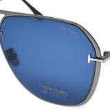 TOM FORD SUNGLASSES ASIAN FIT SUNGLASSES TF947-D 12V 62 BLUE GUNMETAL トムフォード サングラス アジアンフィット アイウェア メガネ 眼鏡 UVカット 紫外線カット ブルー ガンメタル