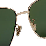 TOM FORD SUNGLASSES TF0953D 28N 60 GREEN GOLD トムフォード サングラス ノーズパット メガネ 眼鏡 UVカット 紫外線カット メンズ レディース グリーン ゴールド