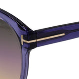 TOM FORD SUNGLASSES TF0957D 83B 58 GREY PURPLE CLEAR トムフォード サングラス アジアンフィット メガネ 眼鏡 UVカット 紫外線カット メンズ レディース グレー パープルクリア
