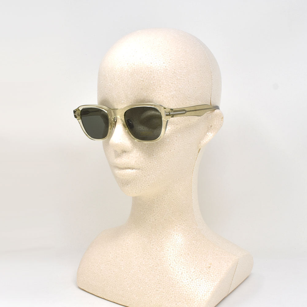 TOM FORD SUNGLASSES ASIAN FIT TF960 D 93N 49 GREEN CLEAR トム