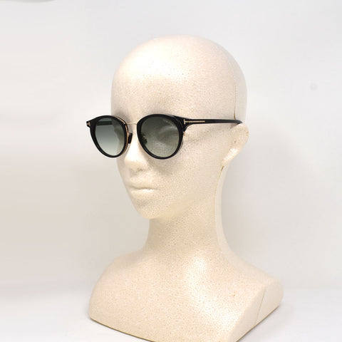 TOM FORD SUNGLASSES ASIAN FIT TF962 D 01B 48 GREEN BLACK トム 