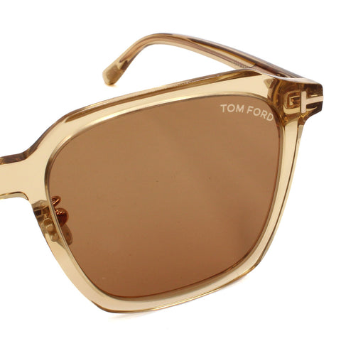 TOM FORD SUNGLASSES ASIAN FIT FT0971K S 45E 54 BROWN CLEAR トム 