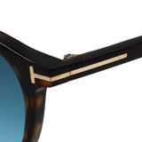TOM FORD SUNGLASSES ASIAN FIT FT0978D 52W 49 BLUE D.HAVANA トムフォード サングラス アジアンフィット メガネ 眼鏡 UVカット 紫外線カット メンズ レディース ブルー ダークハバナ