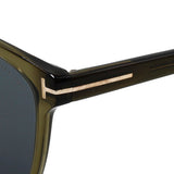 TOM FORD SUNGLASSES ASIAN FIT FT1130K 98A 56 GREY KHAKI CLEAR トムフォード サングラス アジアンフィット メガネ 眼鏡 UVカット 紫外線カット メンズ レディース グレー カーキ クリア