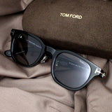 TOM FORD SUNGLASSES ASIAN FIT TF1231D 01A 49 GREY BLACK トムフォード サングラス アジアンフィット メガネ 眼鏡 UVカット 紫外線カット メンズ レディース グレー ブラック
