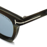 TOM FORD SUNGLASSES TF1276D 62A 53 L.BLUE BROWNSASA トムフォード サングラス アジアンフィット メガネ 眼鏡 UVカット 紫外線カット メンズ レディース ライトブルー ブラウンササ
