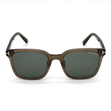 TOM FORD SUNGLASSES TF1286K 45A 56 GREY CLEAR BROWN トムフォード サングラス アジアンフィット メガネ 眼鏡 UVカット 紫外線カット メンズ レディース グレー クリアブラウン
