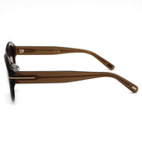 TOM FORD SUNGLASSES TF1293K 45A 54 GREY CLEAR L.BROWN トムフォード サングラス アジアンフィット メガネ 眼鏡 UVカット 紫外線カット メンズ レディース グレー クリアライトブラウン