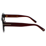 TOM FORD SUNGLASSES TF1293K 69A 54 GREY CLEAR BORDEAUX トムフォード サングラス アジアンフィット メガネ 眼鏡 UVカット 紫外線カット メンズ レディース グレー クリアボルドー