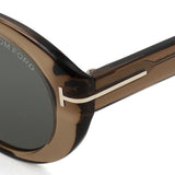 TOM FORD SUNGLASSES TF1294K 45A 54 GREY CLEAR BROWN トムフォード サングラス アジアンフィット メガネ 眼鏡 UVカット 紫外線カット メンズ レディース グレー クリアブラウン