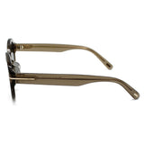 TOM FORD SUNGLASSES TF1294K 47A 54 GREY CLEAR BEIGE トムフォード サングラス アジアンフィット メガネ 眼鏡 UVカット 紫外線カット メンズ レディース グレー クリアベージュ