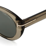 TOM FORD SUNGLASSES TF1294K 47A 54 GREY CLEAR BEIGE トムフォード サングラス アジアンフィット メガネ 眼鏡 UVカット 紫外線カット メンズ レディース グレー クリアベージュ