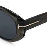 TOM FORD SUNGLASSES TF1295K 20A 54 CLEAR GREY トムフォード サングラス アジアンフィット メガネ 眼鏡 UVカット 紫外線カット メンズ レディース グレー クリアグレー
