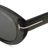 TOM FORD SUNGLASSES TF1296K 20A 54 CLEAR GREY トムフォード サングラス アジアンフィット メガネ 眼鏡 UVカット 紫外線カット メンズ レディース グレー クリアグレー