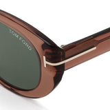 TOM FORD SUNGLASSES TF1296K 48A 54 GREY CLEAR BROWN トムフォード サングラス アジアンフィット メガネ 眼鏡 UVカット 紫外線カット メンズ レディース グレー クリアブラウン