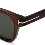 TOM FORD SUNGLASSES TF1353D 50A 52 GREY CLEAR BROWN トムフォード サングラス アジアンフィット メガネ 眼鏡 UVカット 紫外線カット メンズ レディース グレー クリアブラウン